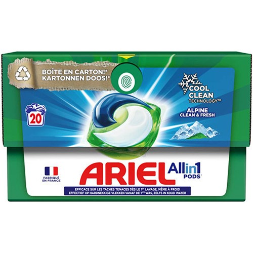 Ariel All in 1 Pods Alpine Clean & Fresh 20p 446g