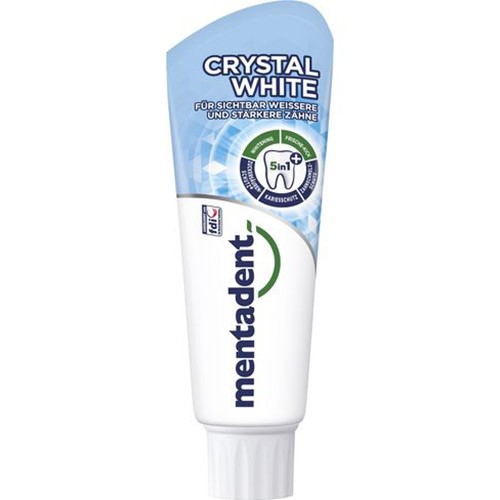 Mentadent Crystal White Pasta 75ml