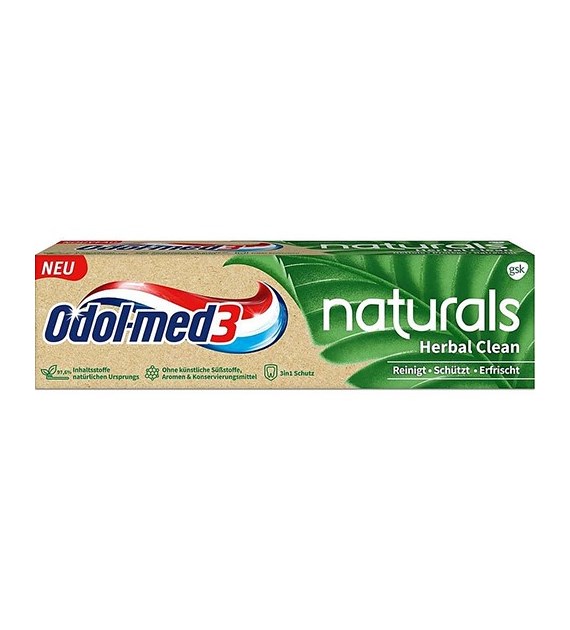 Odol-med3 Naturals Herbal Clean Pasta 75ml