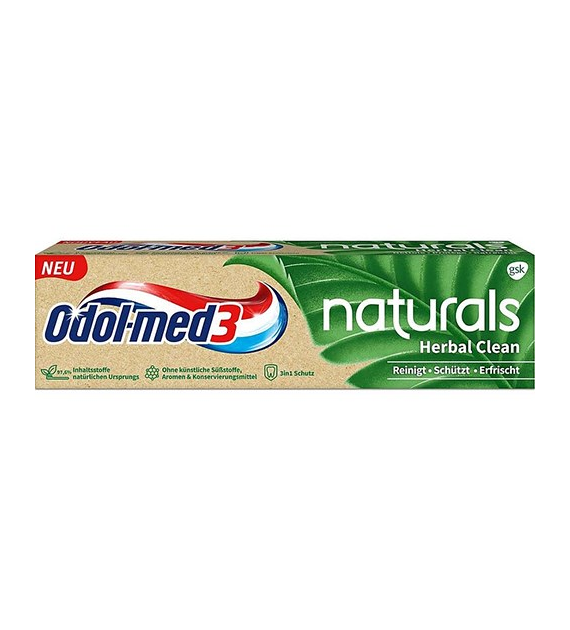 Odol-med3 Naturals Herbal Clean Pasta 75ml