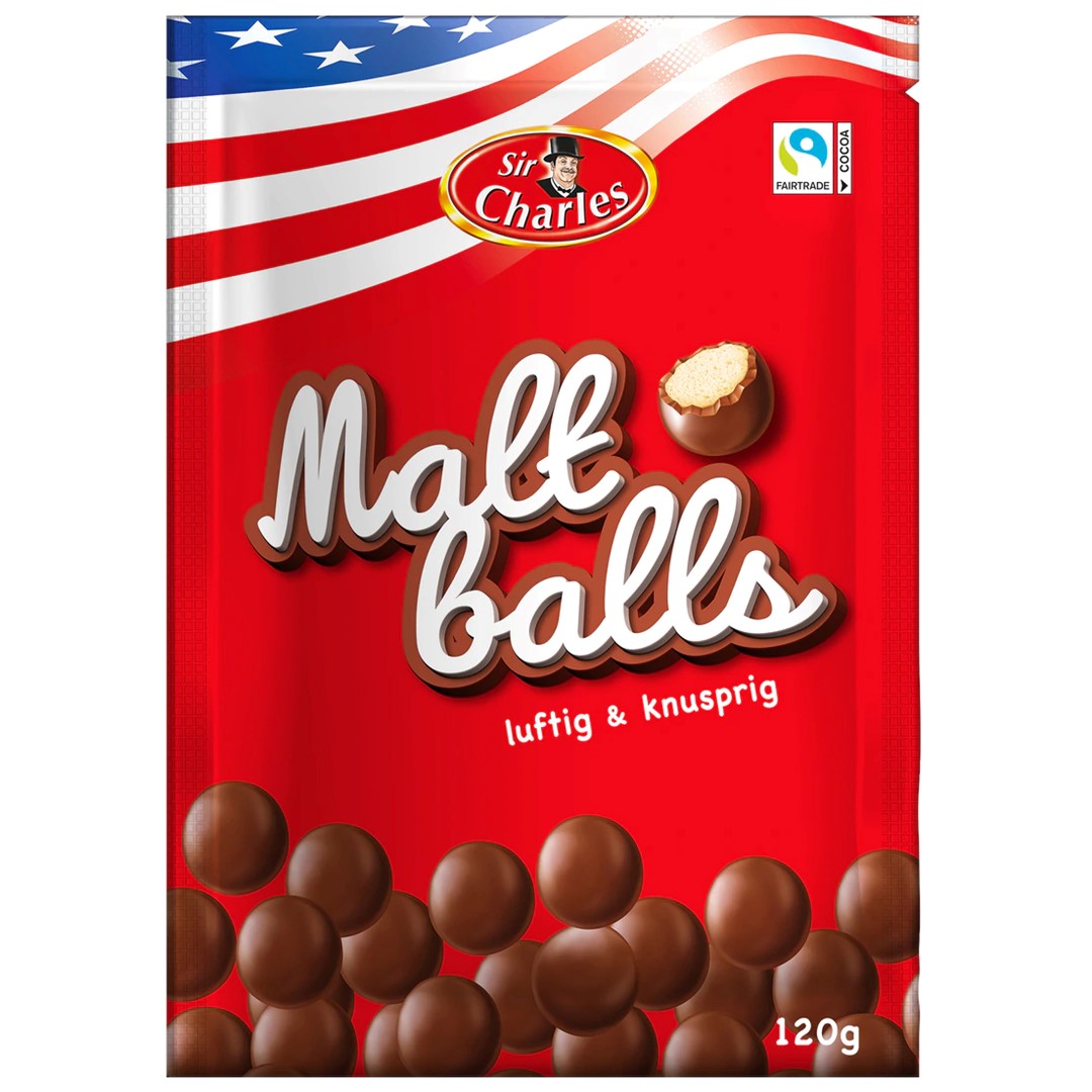 Sir Charles Malt Balls 120g