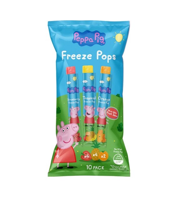 Peppa Pig Freeze Pops Lody Wodne 10szt 500ml