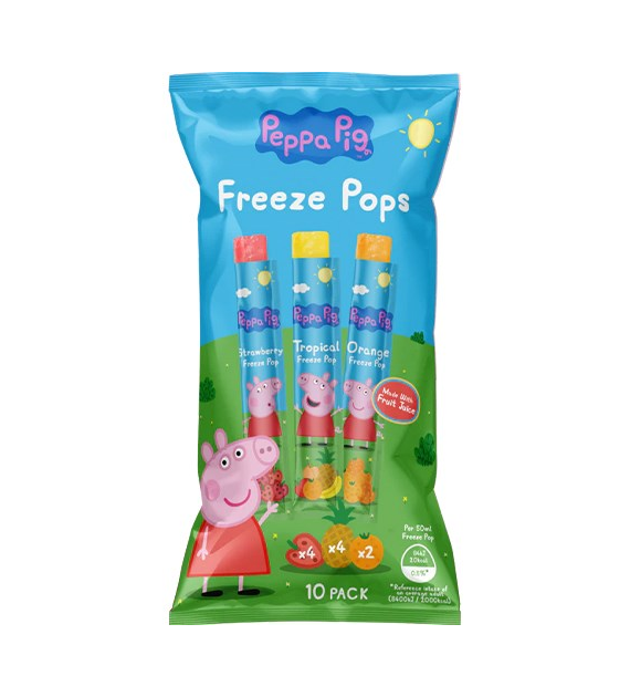 Peppa Pig Freeze Pops Lody Wodne 10szt 500ml