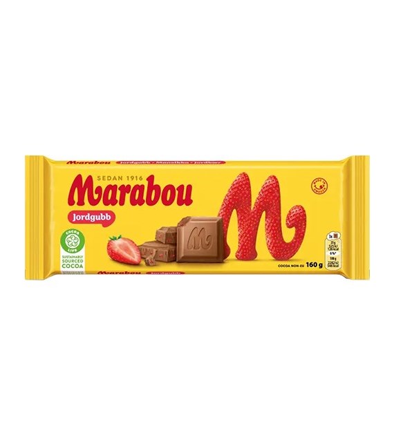 Marabou Jordgubb Czekolada 160g