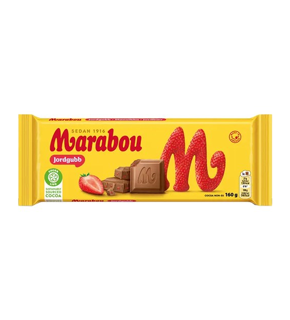 Marabou Jordgubb Czekolada 160g