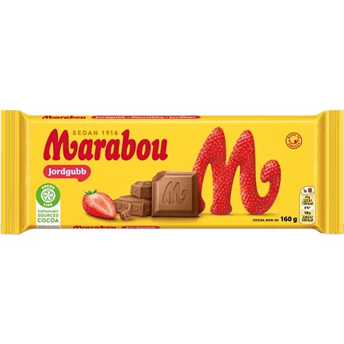 Marabou Jordgubb Czekolada 160g