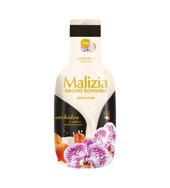 Malizia Bagno Schiuma Orchidea Ambra do Kąpieli 1L