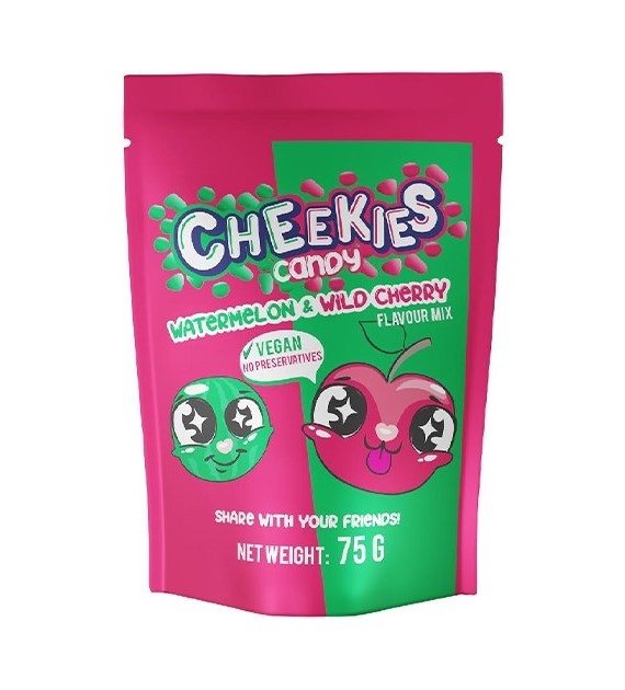 Cheekies Candy Watermelon & Wild Cherry 75g