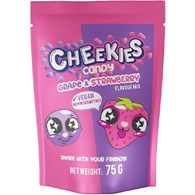 Cheekies Candy Grape & Strawberry 75g