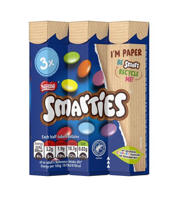 Smarties 3x34g Tuba 102g