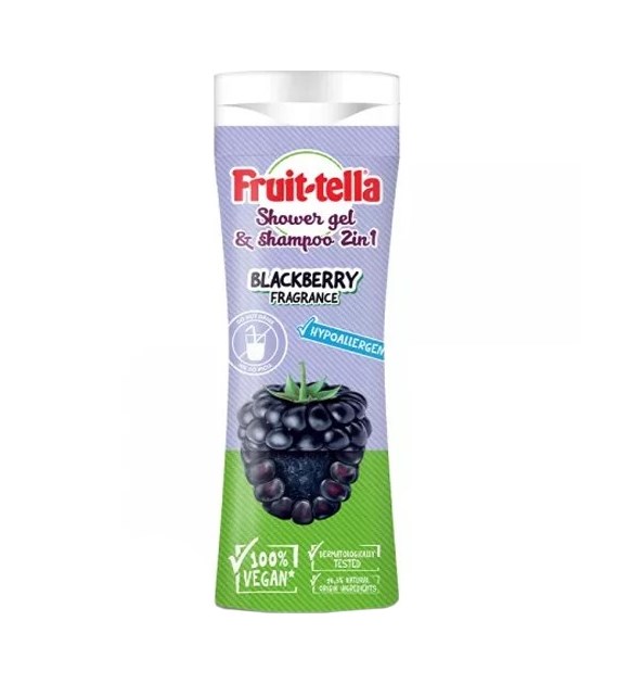 Fruit-Tella Blackberry Shower Gel & Shampoo 300ml