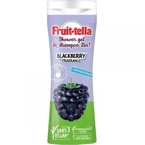 Fruit-Tella Blackberry Shower Gel & Shampoo 300ml