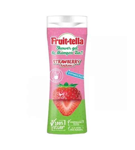 Fruit-Tella Strawberry Shower Gel & Shampoo 300ml