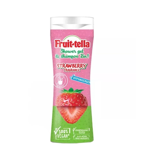 Fruit-Tella Strawberry Shower Gel & Shampoo 300ml