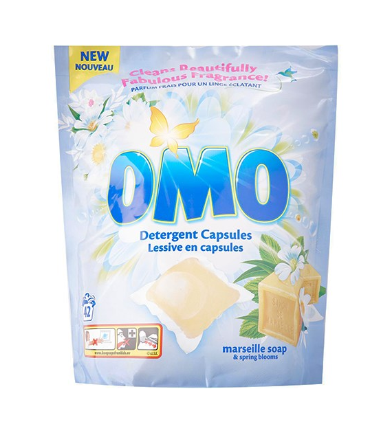 OMO Caps Marseille Soap & Spring Blooms 42p 840g