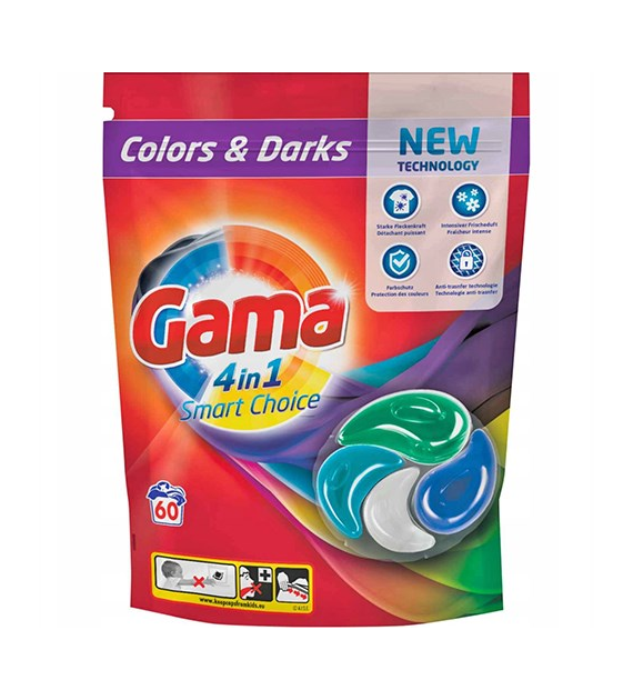 Gama 4in1 Colors & Darks Caps 60szt 1,3kg