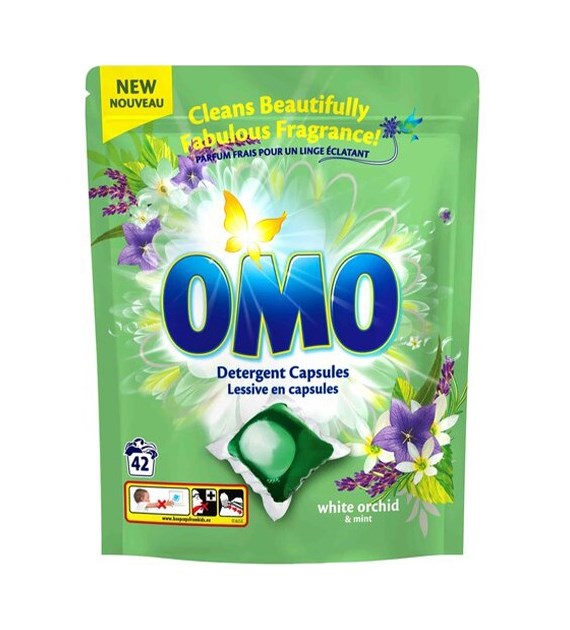 OMO Caps White Orchid & Mint 42p 840g
