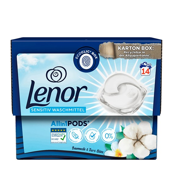 Lenor All in 1 Pods Sensitiv 14p 333g