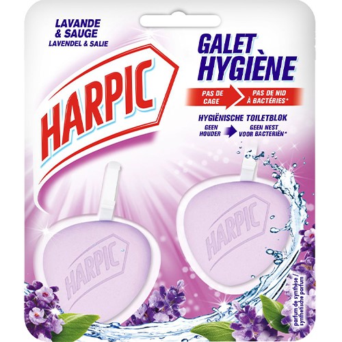 Harpic Galet Lavande & Sauge WC Zawieszka 2x40g