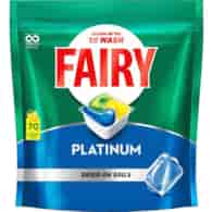 Fairy Platinum Dried-On Soils Lemon Tabs 70szt 1kg