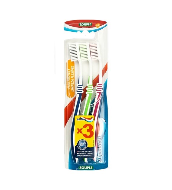 Aquafresh Flex Protect Souple Szczoteczki 3szt