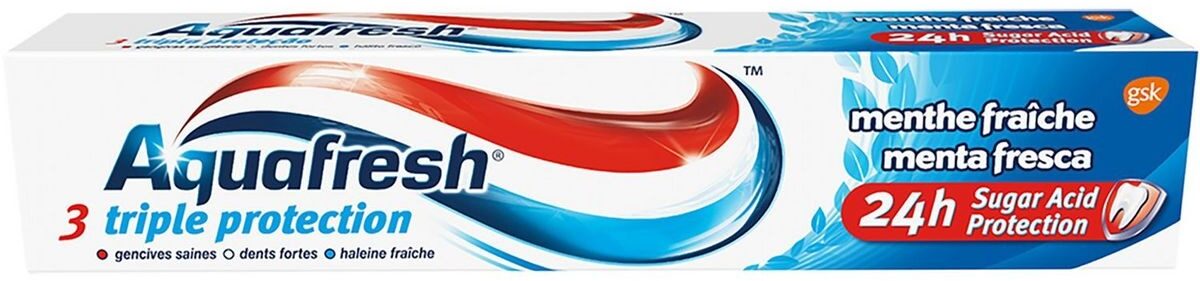 Aquafresh Triple Protection Menthe Fraiche 75ml