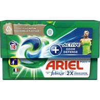 Ariel Pods+ Active Odor Defence Karton 18p 451g