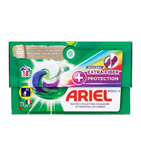Ariel Pods+ Active Extra Fiber Karton 18p 453g