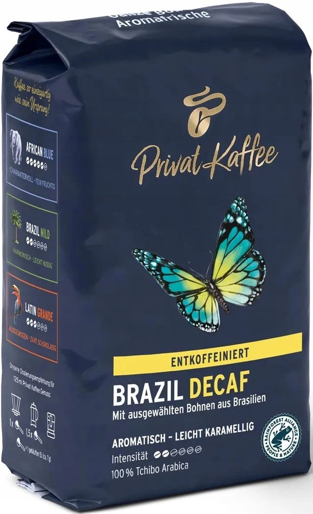 Tchibo Privat Kaffee Brazil Decaf 500g Z