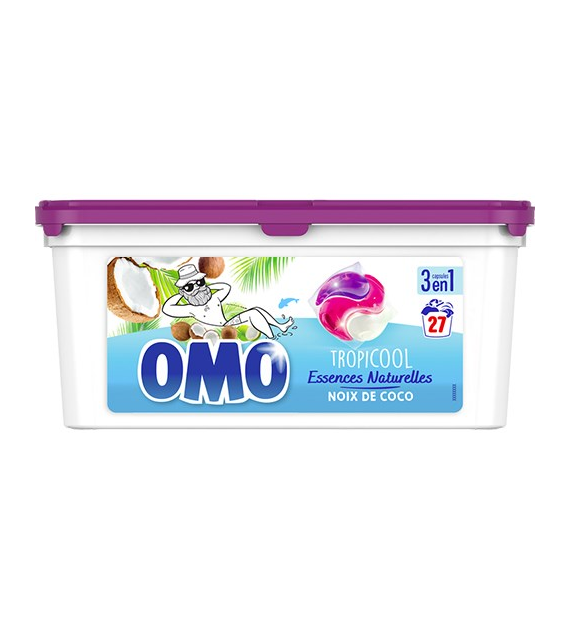 OMO 3en1 Caps Tropicool 27p 572g