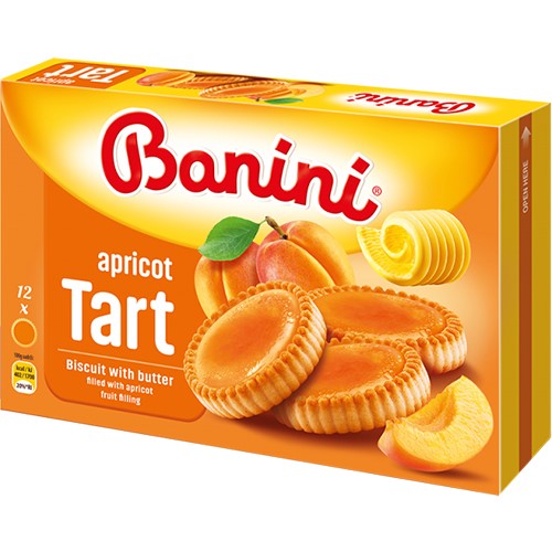 Banini Apricot Tart Ciastka 210g