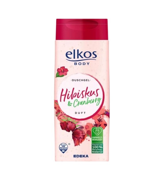 Elkos Body Duschgel Hibiskus & Cranberry Gel 300ml
