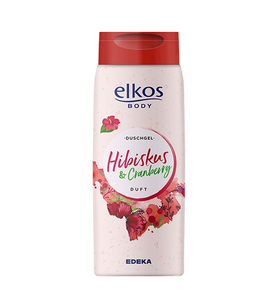Elkos Body Duschgel Hibiskus & Cranberry Gel 400ml