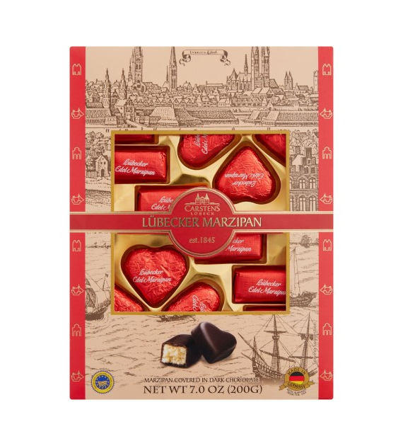 Carstens Lubecker Marzipan Dark Chocolate 200g