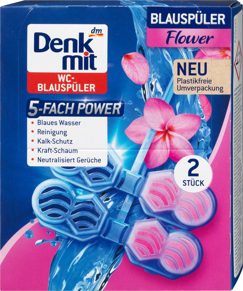 Denkmit Flower Zawieszka Barwiąca WC 2x48g 2szt