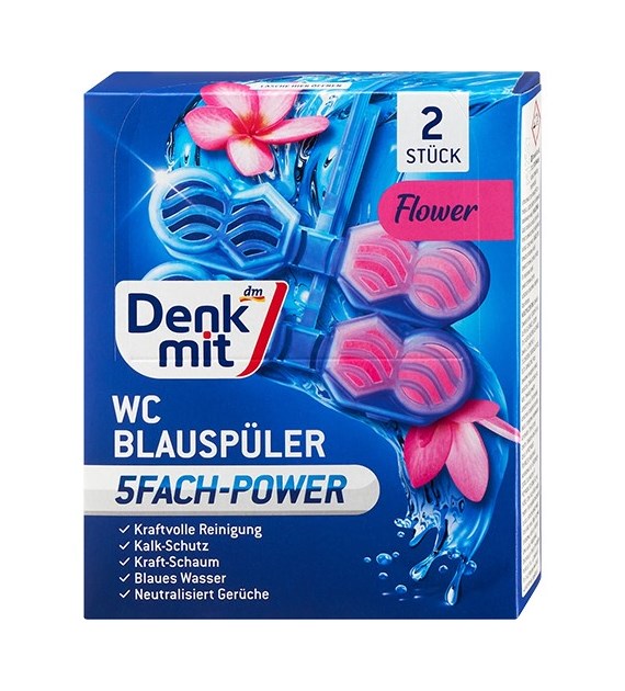 Denkmit Flower Zawieszka Barwiąca WC 2szt 2x48g