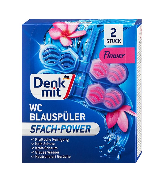 Denkmit Flower Zawieszka Barwiąca WC 2szt 2x48g