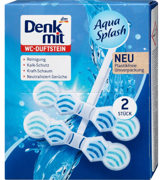 Denkmit Aqua Splash Zawieszka WC 2szt 2x48g