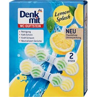 Denkmit Lemon Splash Zawieszka WC 2x48g 2szt