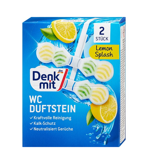 Denkmit Lemon Splash Zawieszka WC 2szt 2x48g