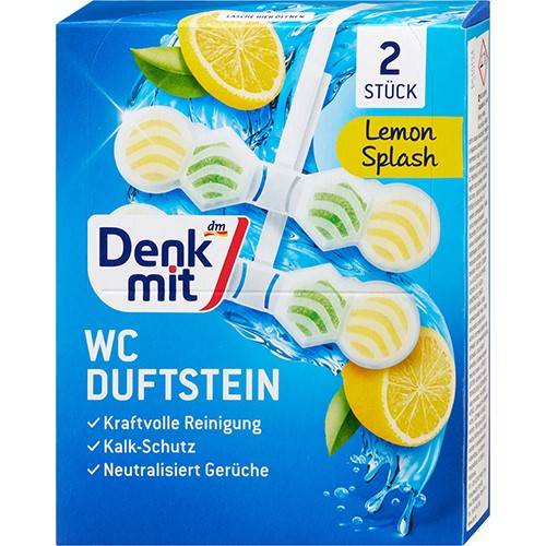 Denkmit Lemon Splash Zawieszka WC 2szt 2x48g