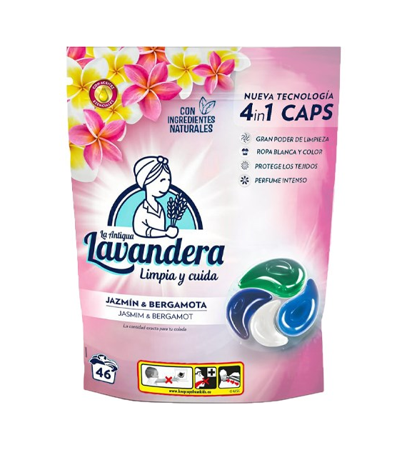 Lavandera Caps Color Jazmin & Bergamota 46p 1kg