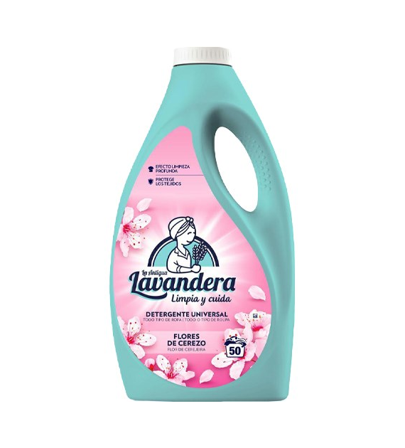 Lavandera Universal Flores de Cerezo Gel 50p 2,5L
