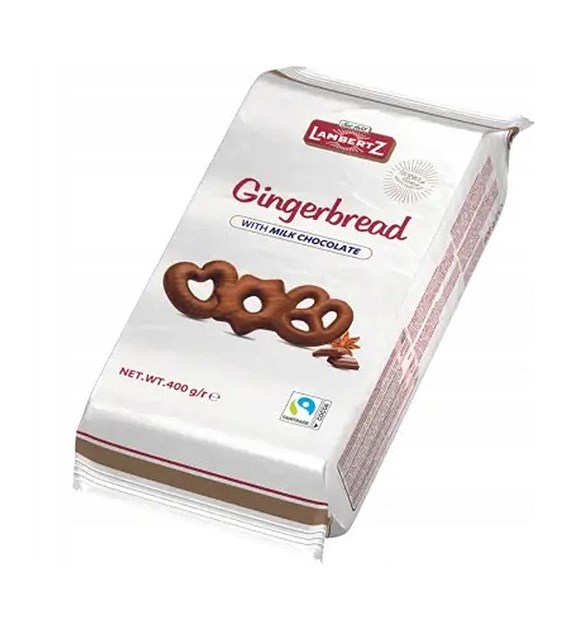 Lambertz Gingerbread with Milk Chocolate 400g