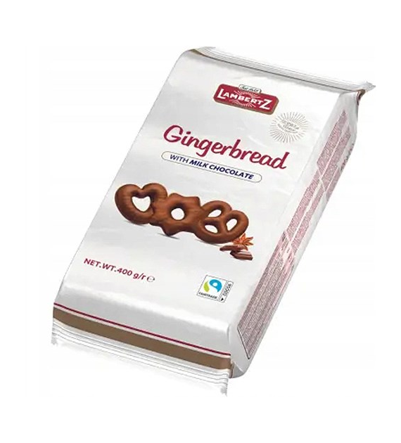 Lambertz Gingerbread with Milk Chocolate 400g