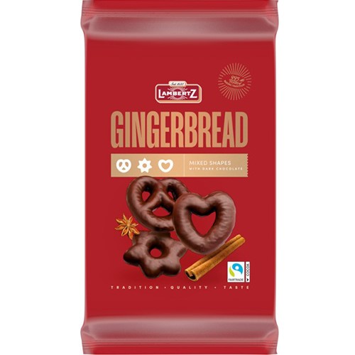 Lambertz Gingerbread Dark Mixed Shapes 400g