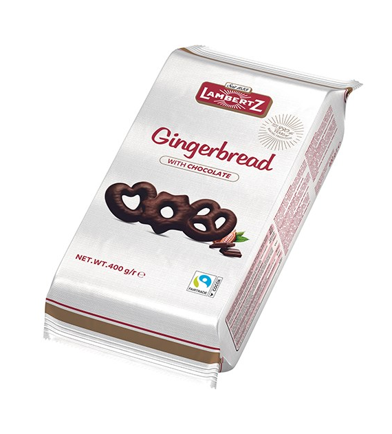 Lambertz Gingerbread with Chocolate 400g