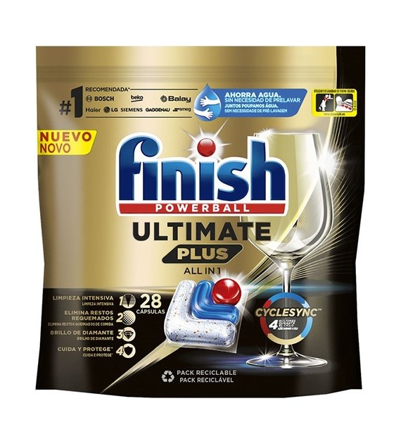 Finish Ultimate Plus All in 1 28szt 341g