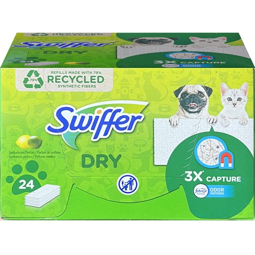 Swiffer Dry Suche Ściereczki do Mopa Febreze 24szt