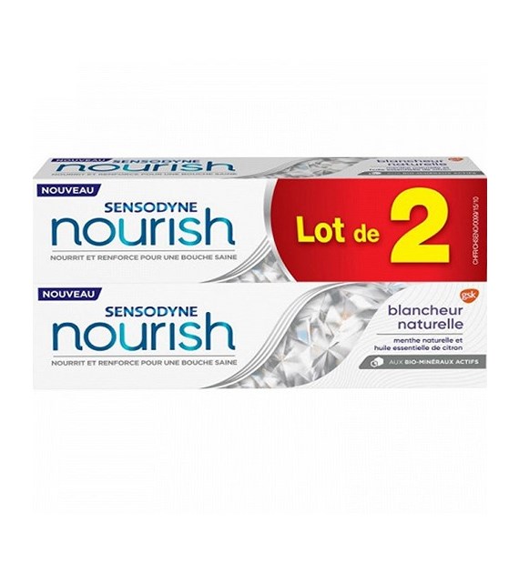 Sensodyne Nourish Blancheur Pasta Dwupak 2x75ml